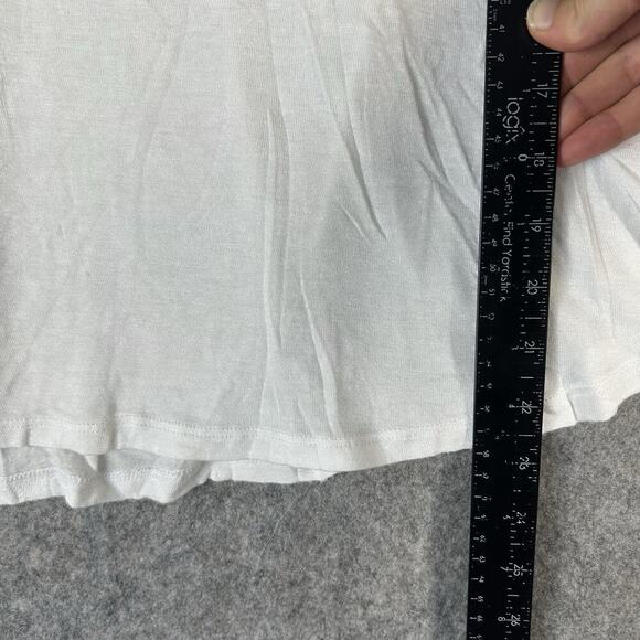 Daydreamer Graphic Tee Womens Small ‘Need More Happy Hours’ White Oversized - Picture 3 of 8